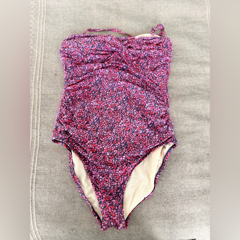 Garnet Hill Floral Swimsuit